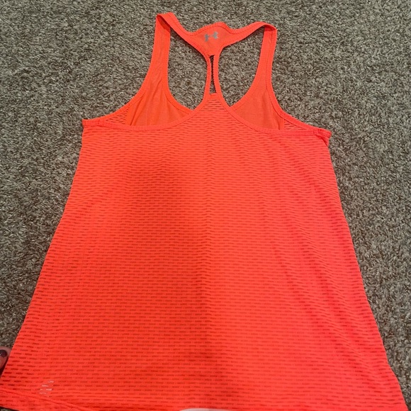 NWOT Bright Orange under Armour Tank - Picture 2 of 5